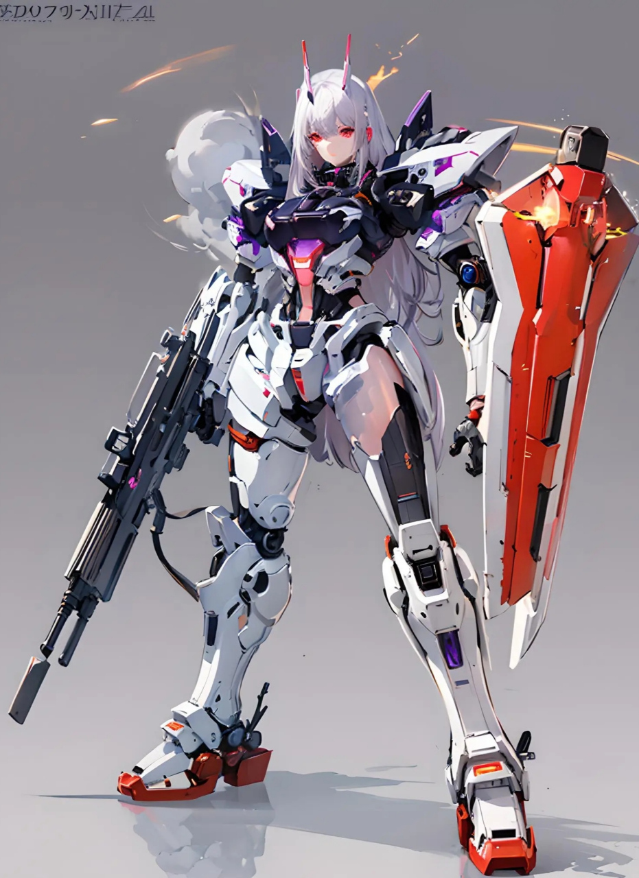 ai绘画:机甲少女(金凯丽丝)