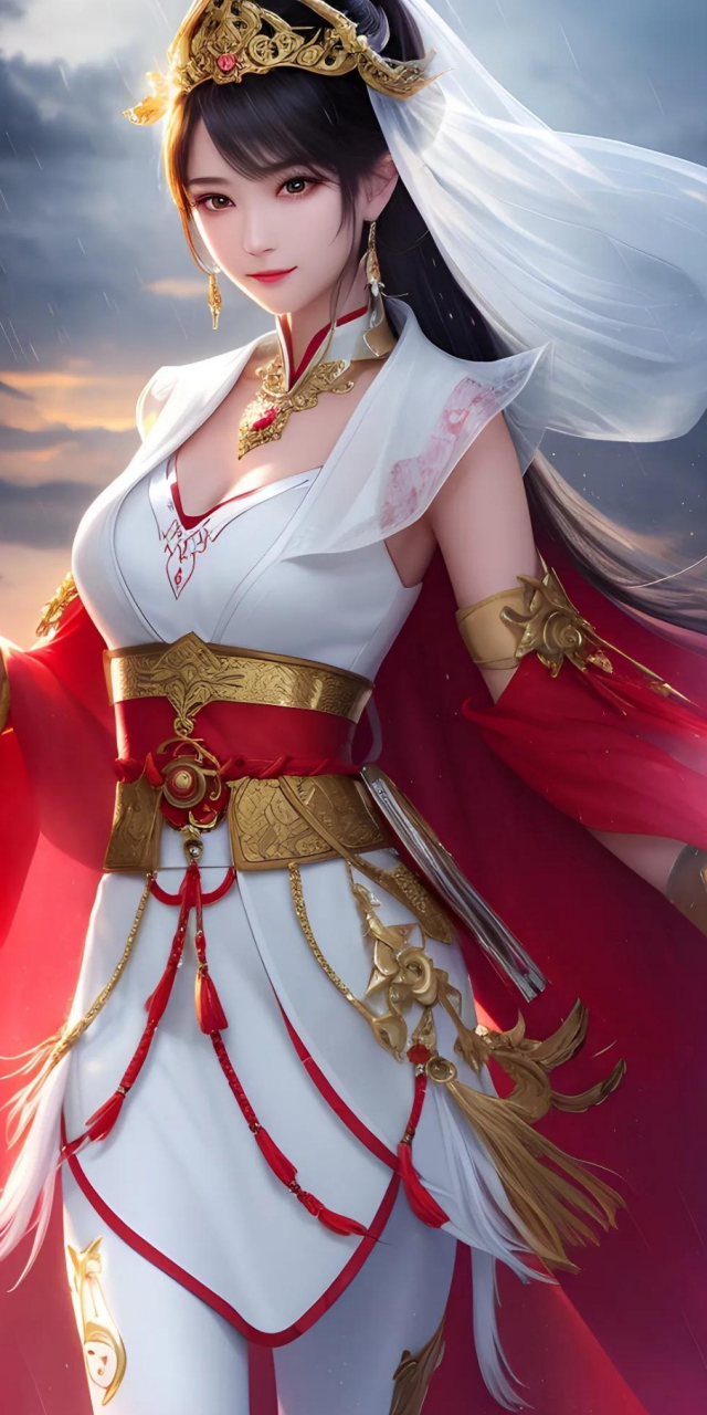 ai绘画:古风少女(白玉菩提)