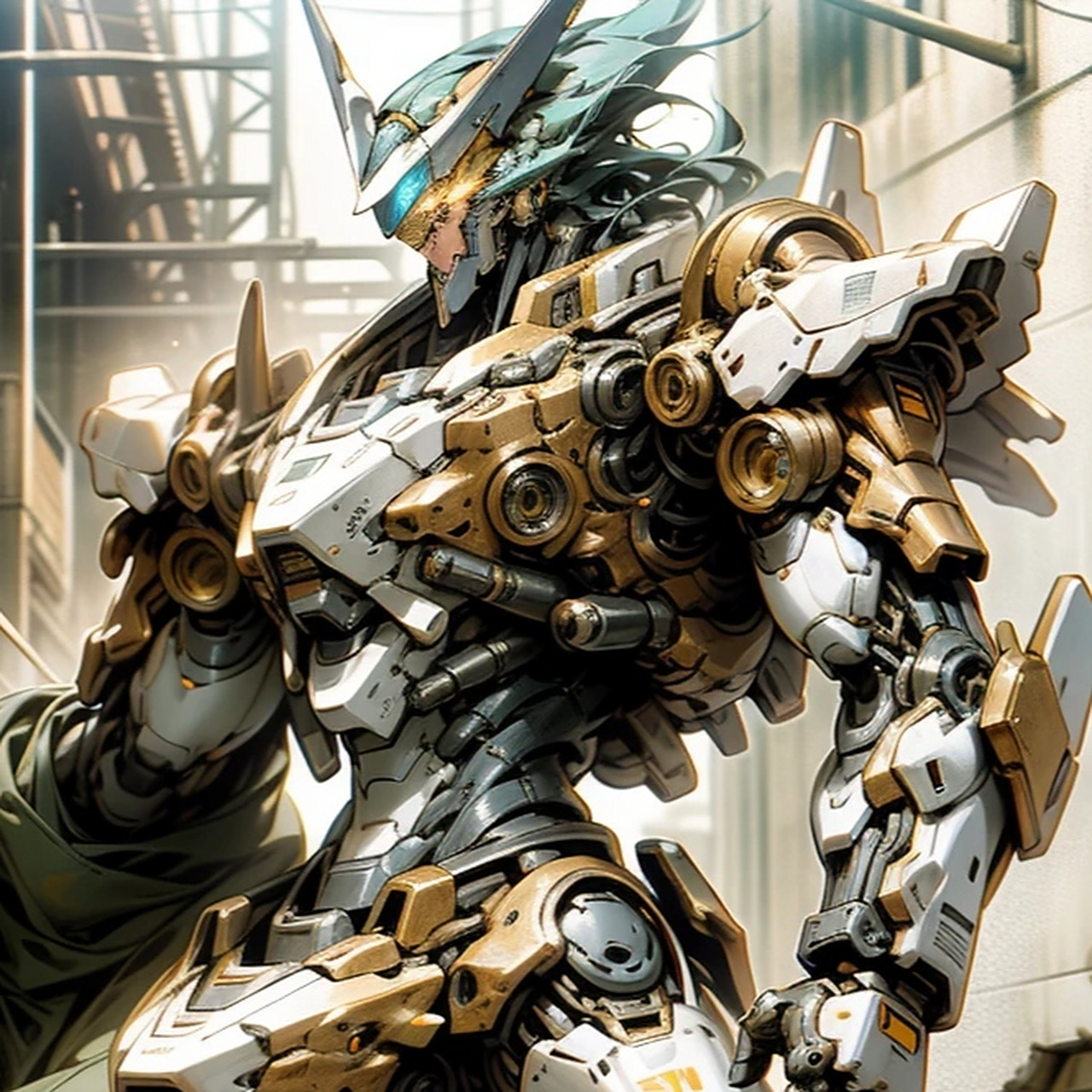 ai绘画:战斗机甲(厉武者)