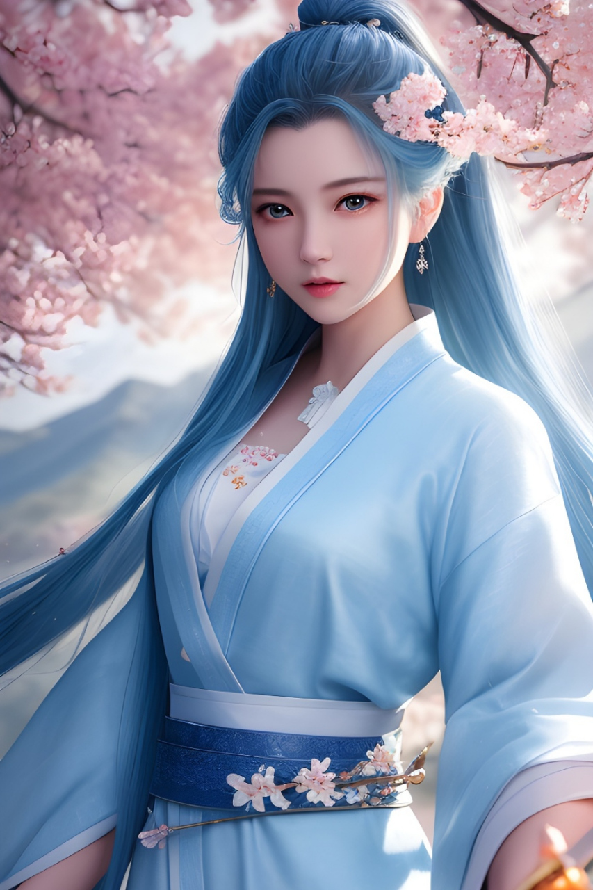 ai绘画:古风少女(兰月莹)#动漫壁纸# #ai写真# #ai女友# #ai艺术季