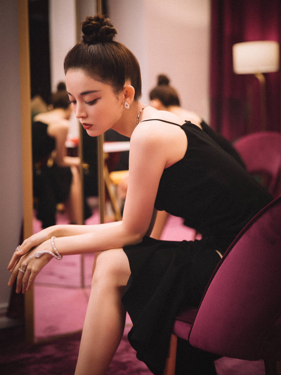 古力娜扎胸中有料#古力娜扎