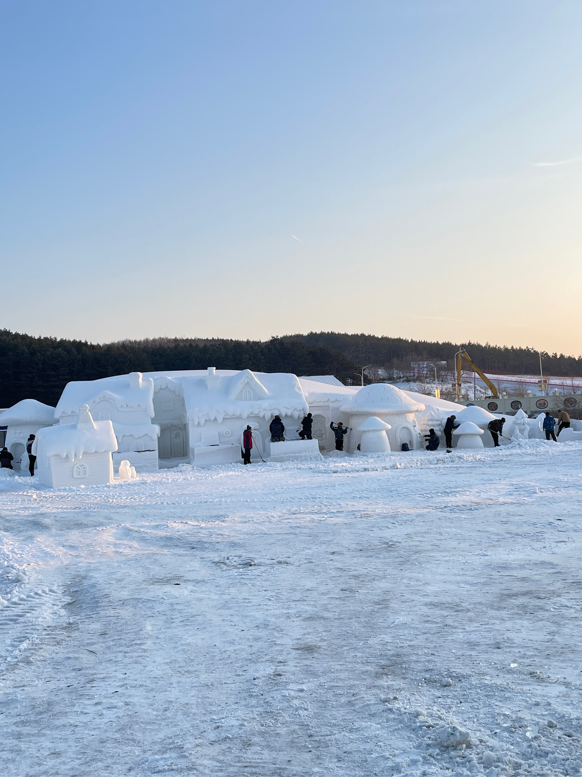 九润滑雪场图片