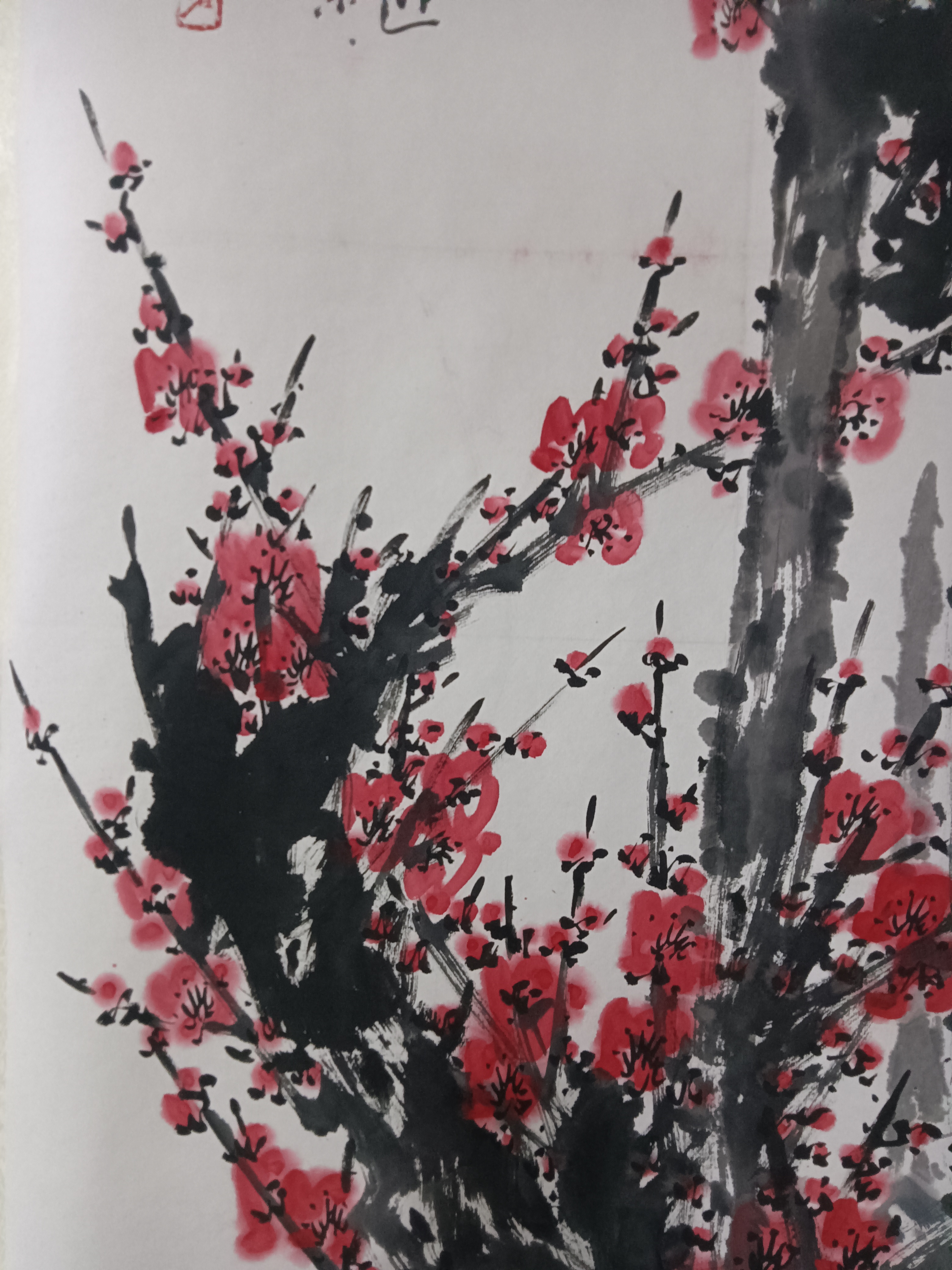 峭石《梅花精品系列》尺寸67.5x135.