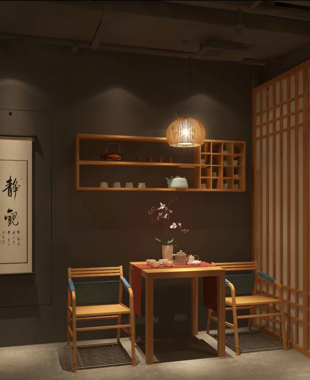 设计 | 打造一个禅意茶室[微风] 茶室追求雅致幽静,不需要华丽的装修