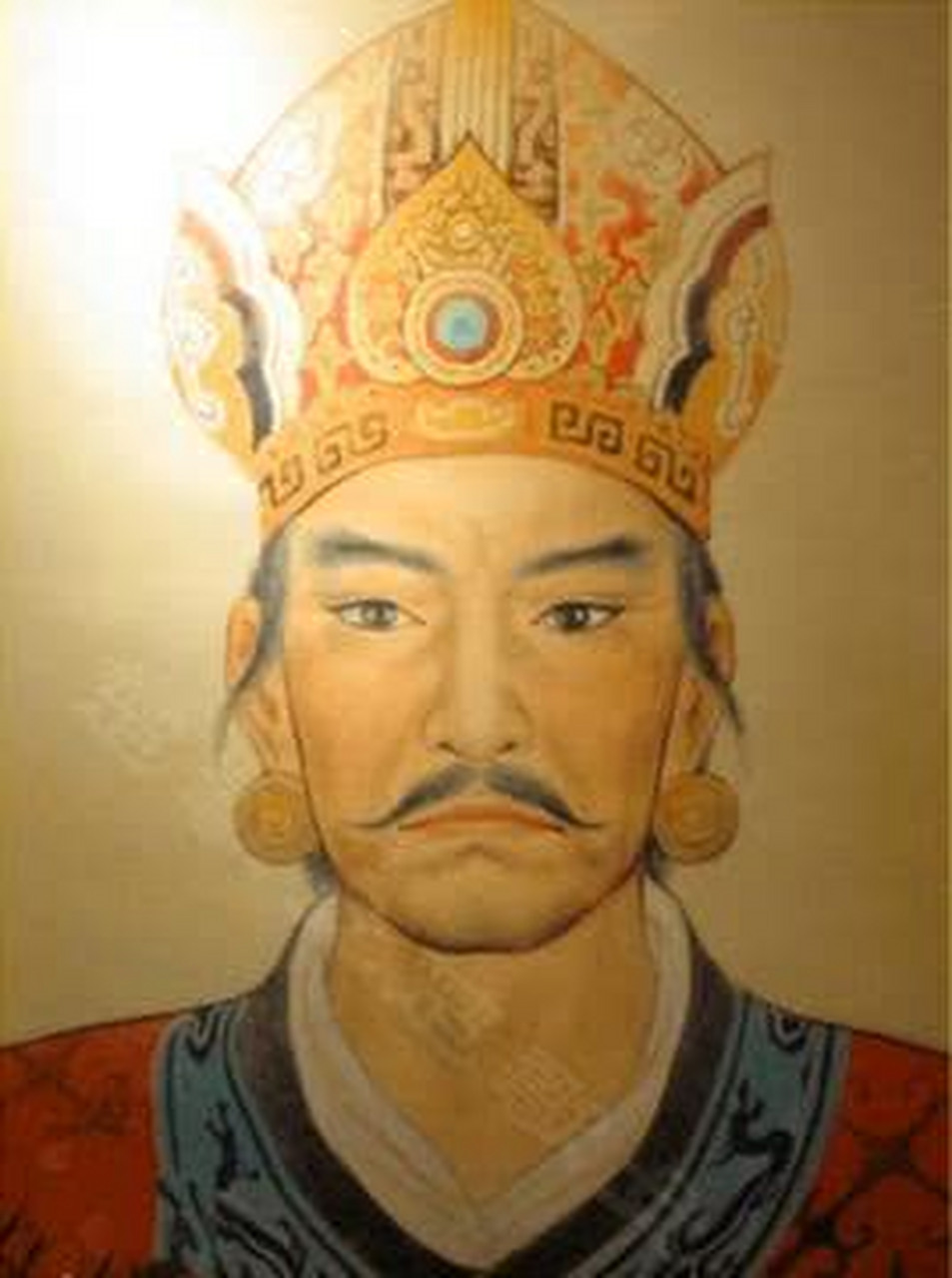 西夏景宗李元昊(1003-1048,党项族,曾改姓嵬名,又名曩霄,字嵬理,生于