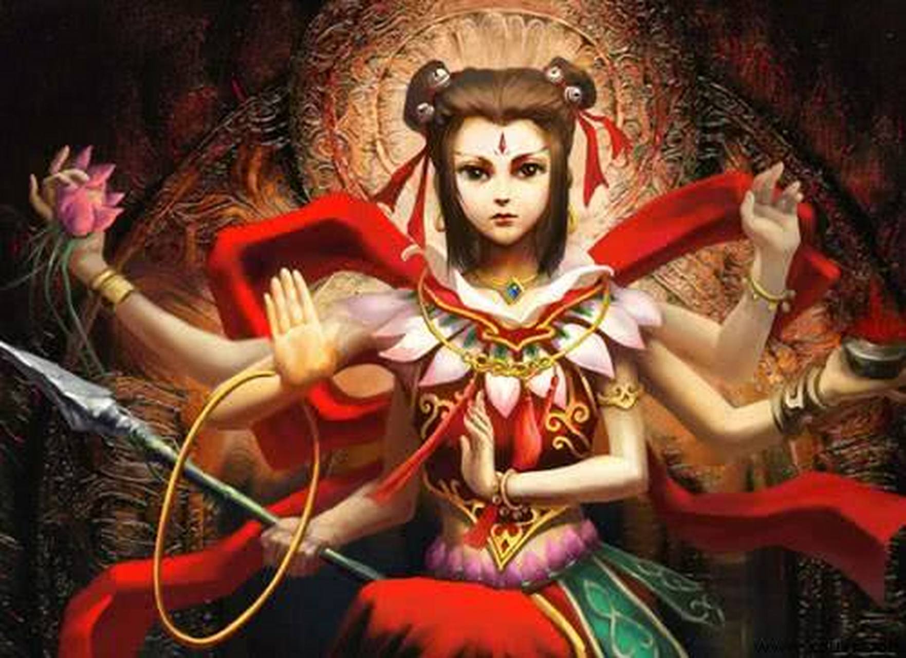 火尖枪,全名"紫焰蛇矛火尖枪",乃是哪吒的兵器;枪头形如火焰状,枪尖能