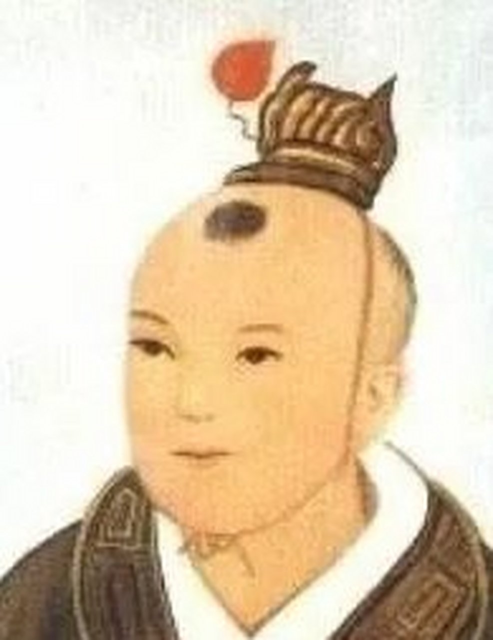东汉的第五位皇帝汉殇帝刘隆,出生百日时即位,一岁时夭折.