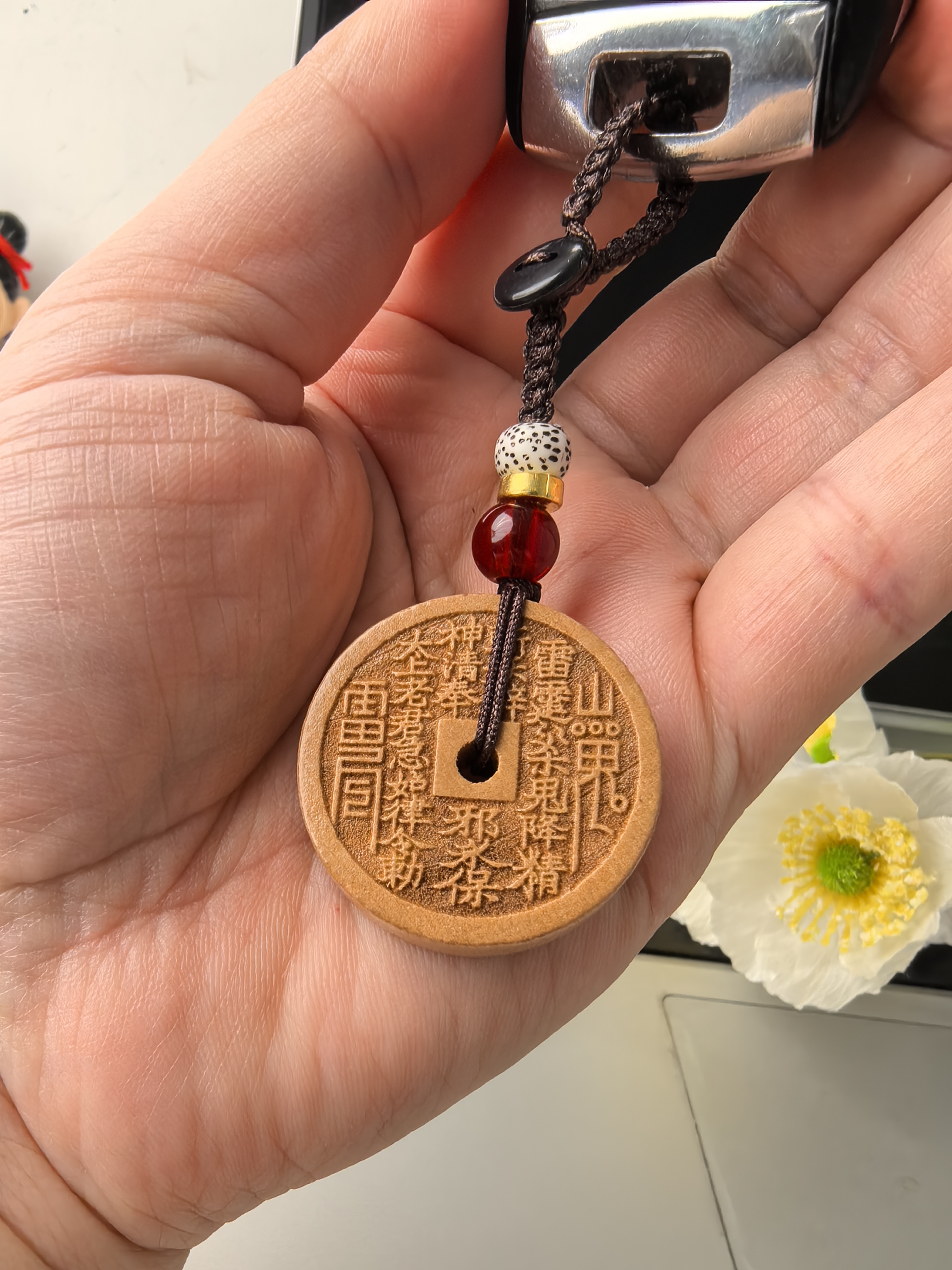 【先生推荐·山花钱桃木平安扣】守护力拉满!