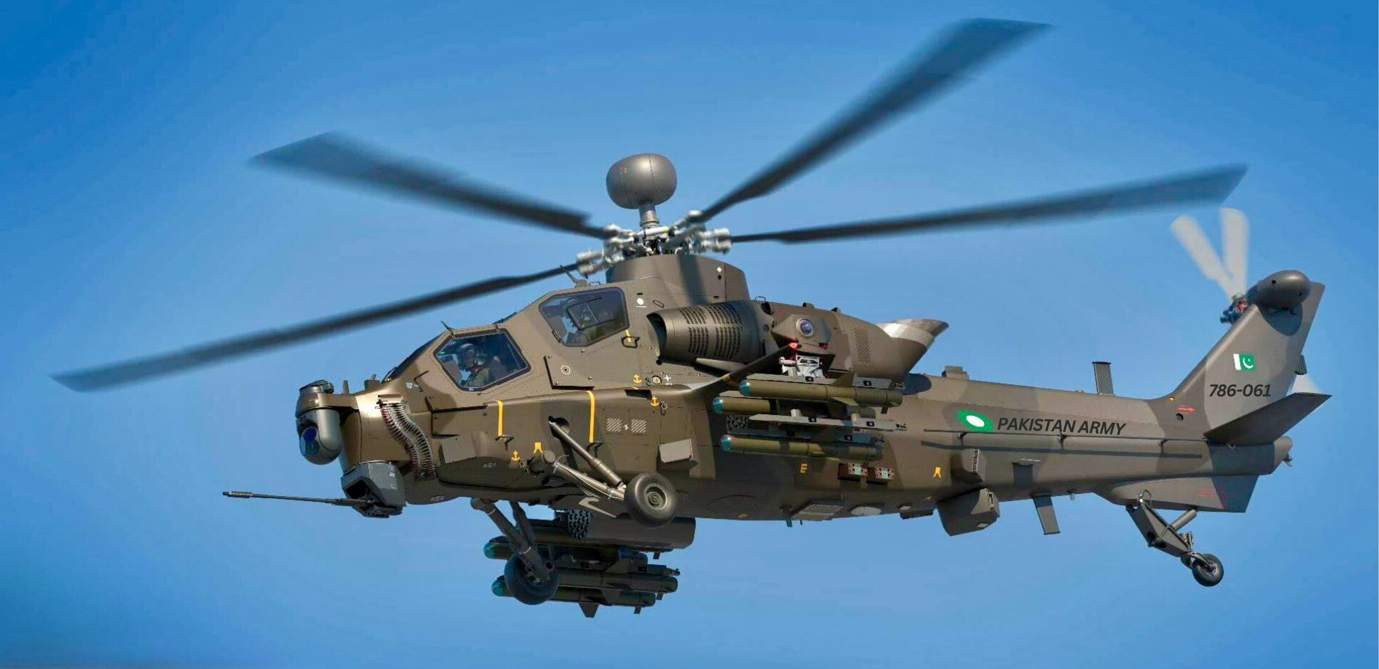 巴基斯坦40架武直10me已经投入服役,以前还说要买土鸡的直升机,经过