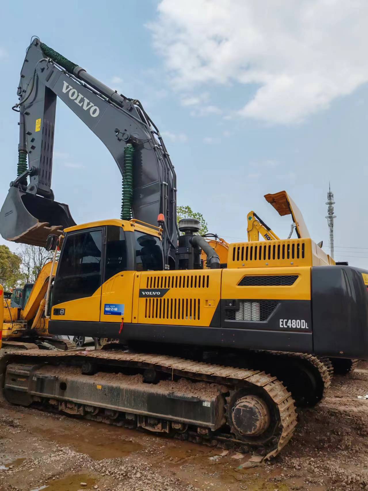 沃尔沃480,正宗土方车,工地不干了,低价处理#二手挖掘机