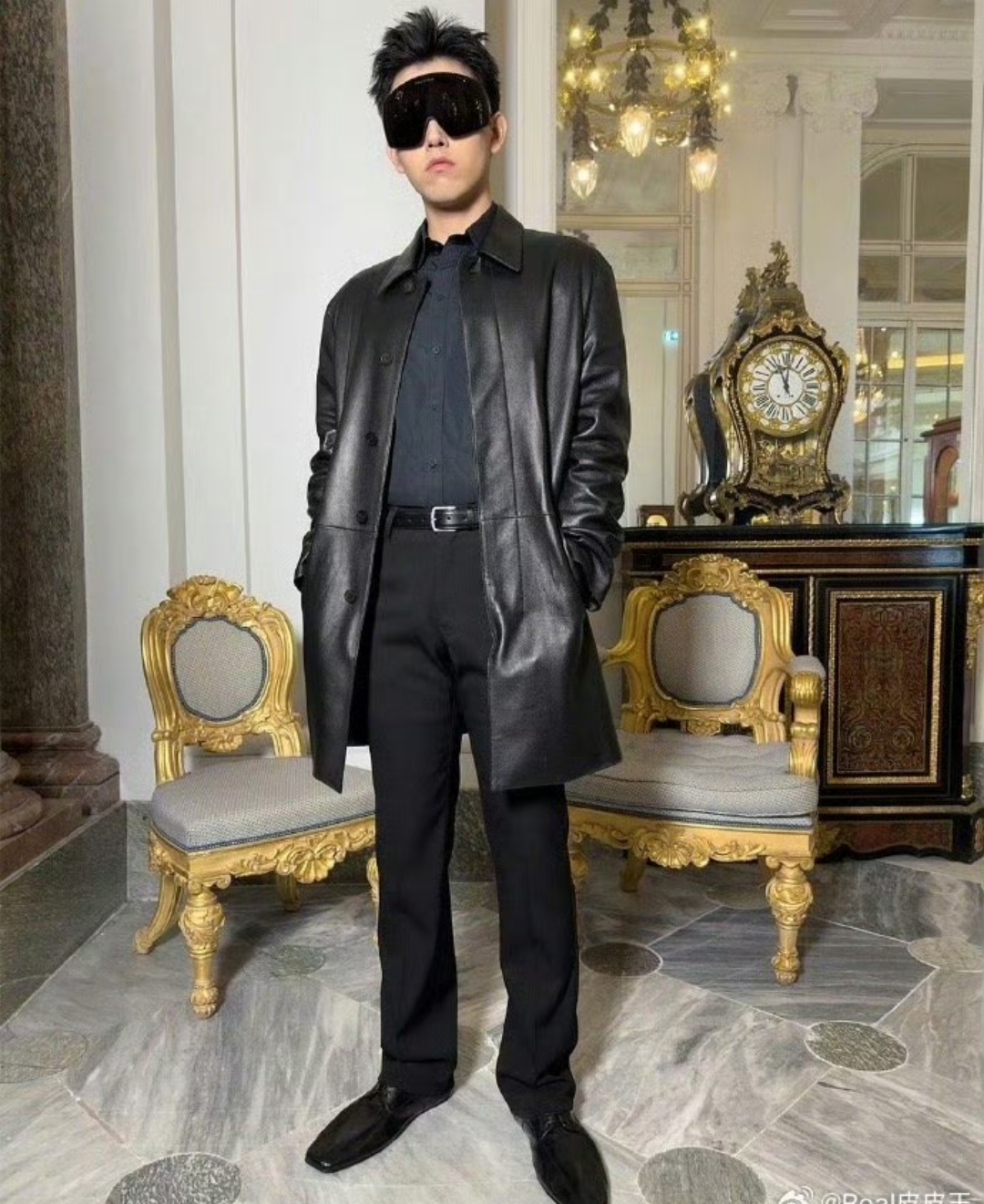 男明星陈飞宇巴黎世家时尚大片