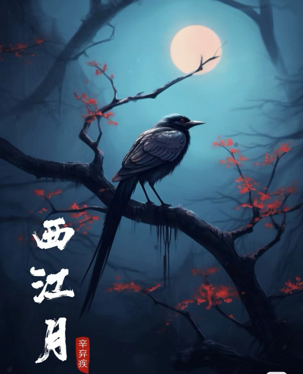 【西江月.夜行黄沙道中-哔哩哔哩】