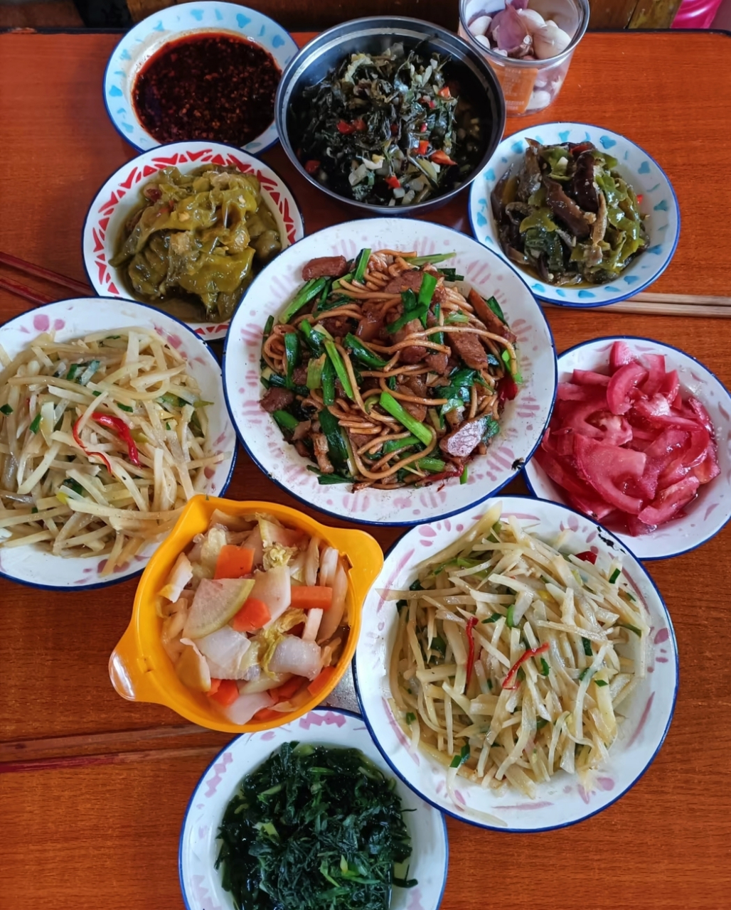 这样的农家晚饭喜欢吗?