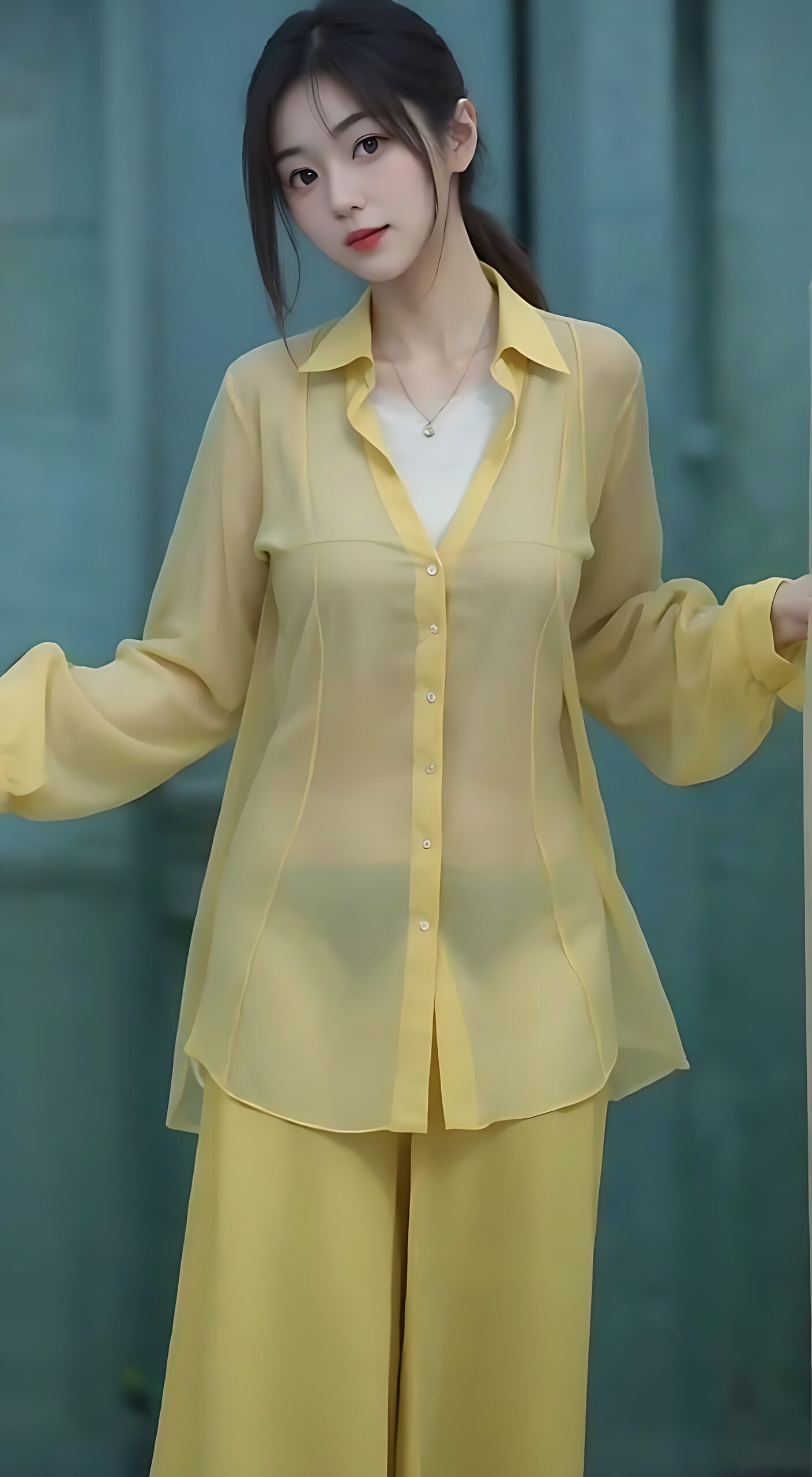 这位小姐姐的穿搭简直美到cry!