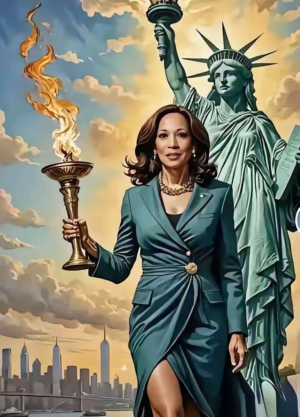 如果哈里斯成功当选美国总统,那她以后尽量要少出席悲伤的场合,否则