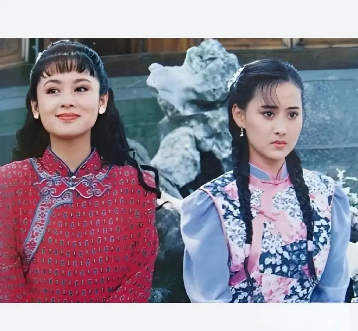 这是陈红和陈德容年轻时期的同框照片,当时她们正处于事业的巅峰期