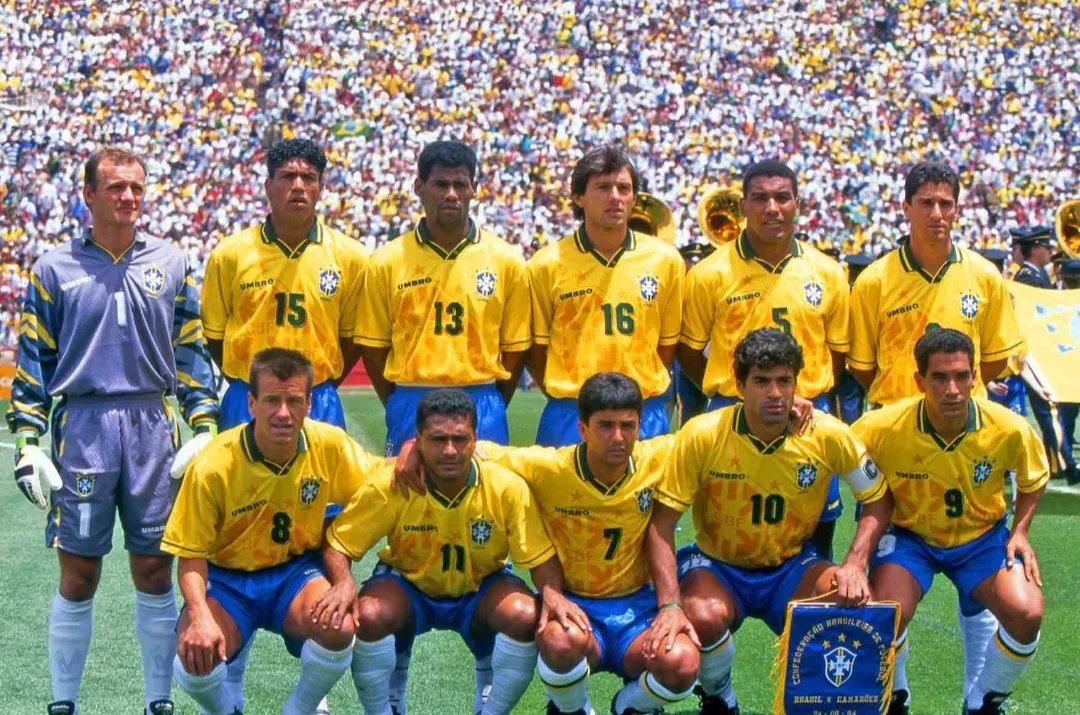 老照片:1994年世界杯巴西队