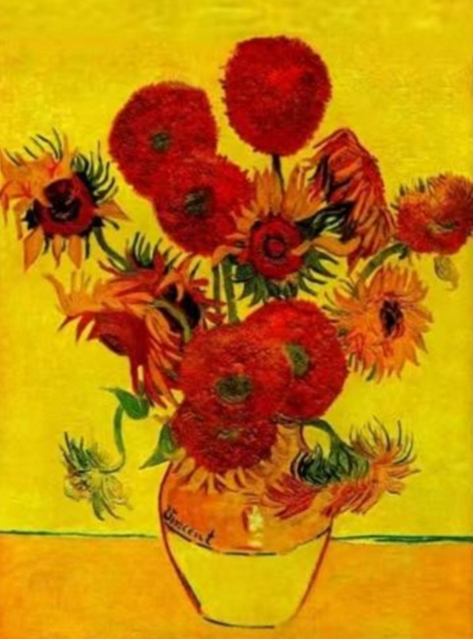 名画赏析《向日葵》          梵高是十九世纪活跃在法国画坛的荷兰