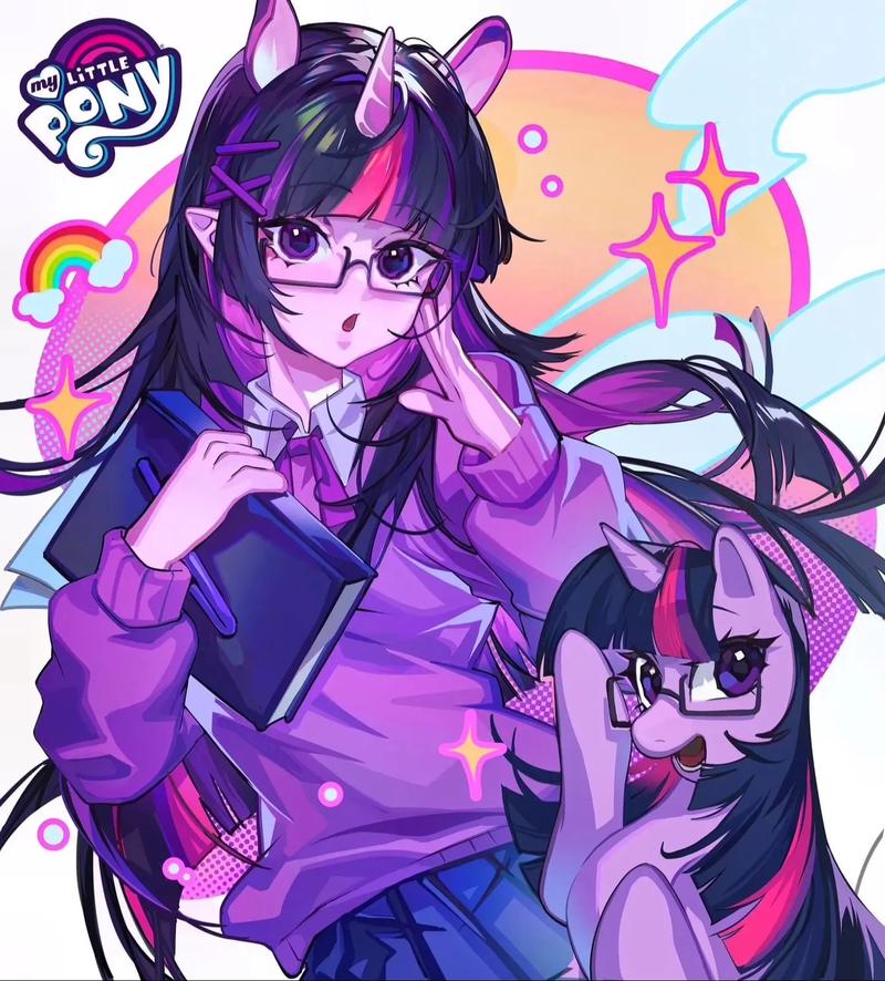 每一个小马都有独特的性格,也代表着各种各样的女孩,女孩可以是聪明有