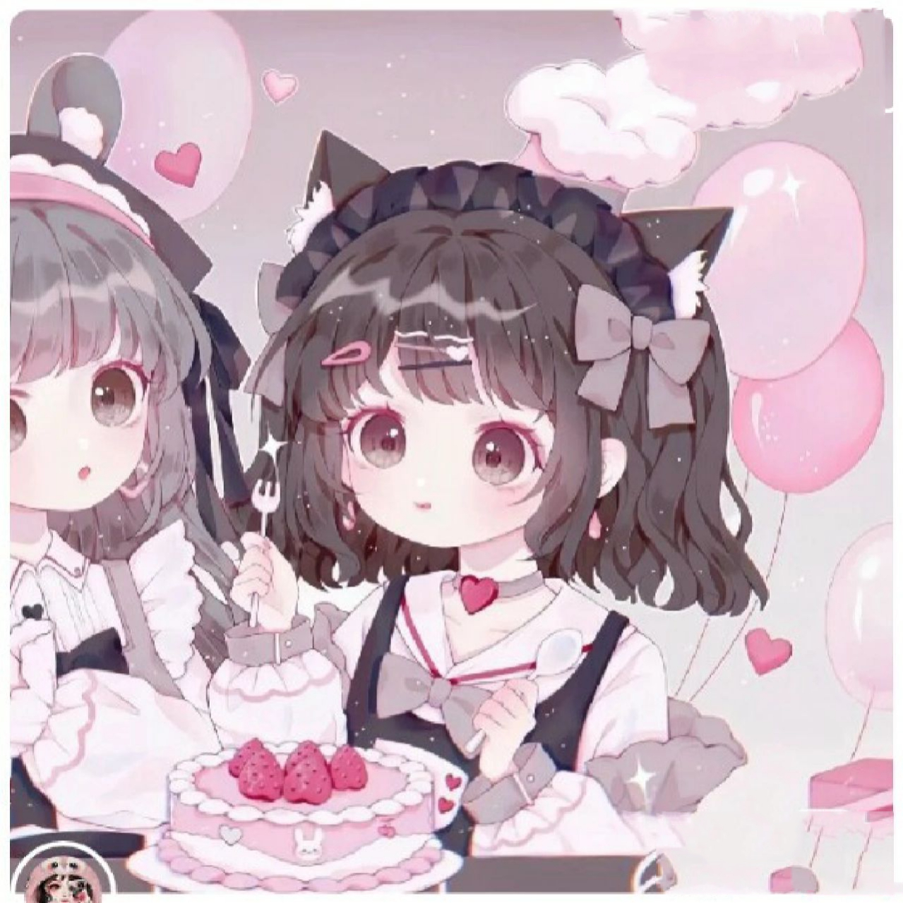 今天处了个闺蜜,找了这么多闺蜜头像.