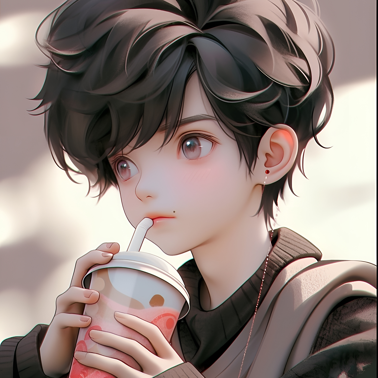 头像##男生真人小奶狗帅气头像# #男生头像