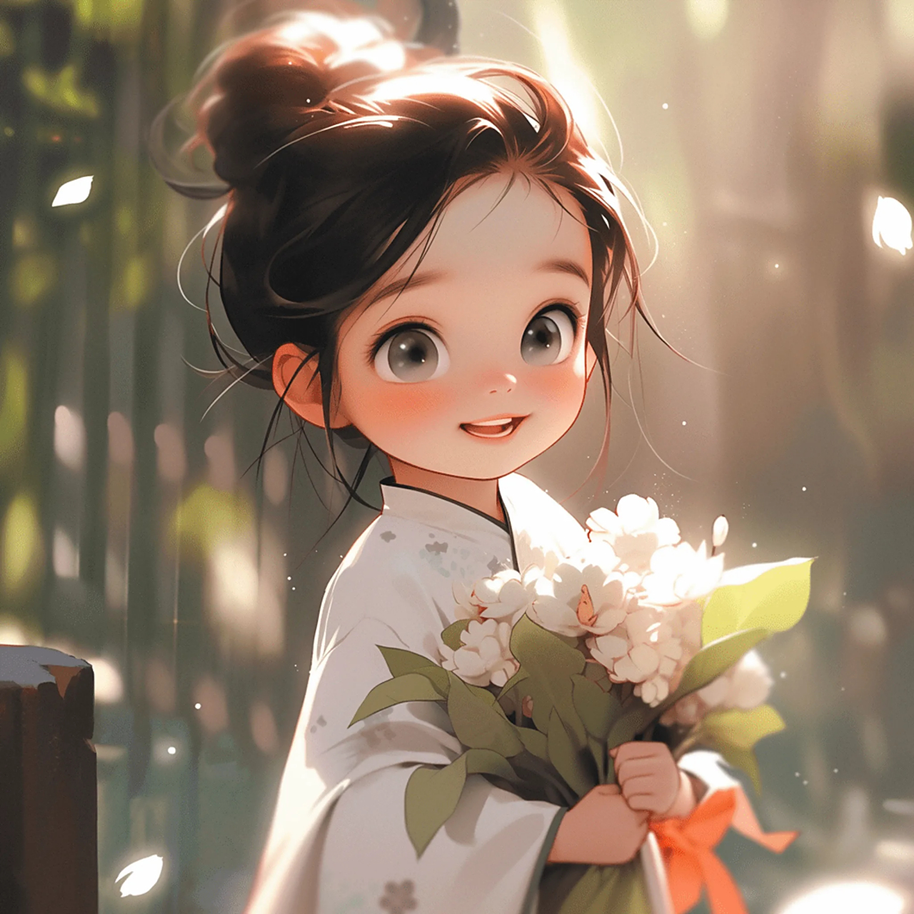 可爱的女孩 #微信头像# #头像# #治愈系# #ai绘画# #动漫头像和壁纸