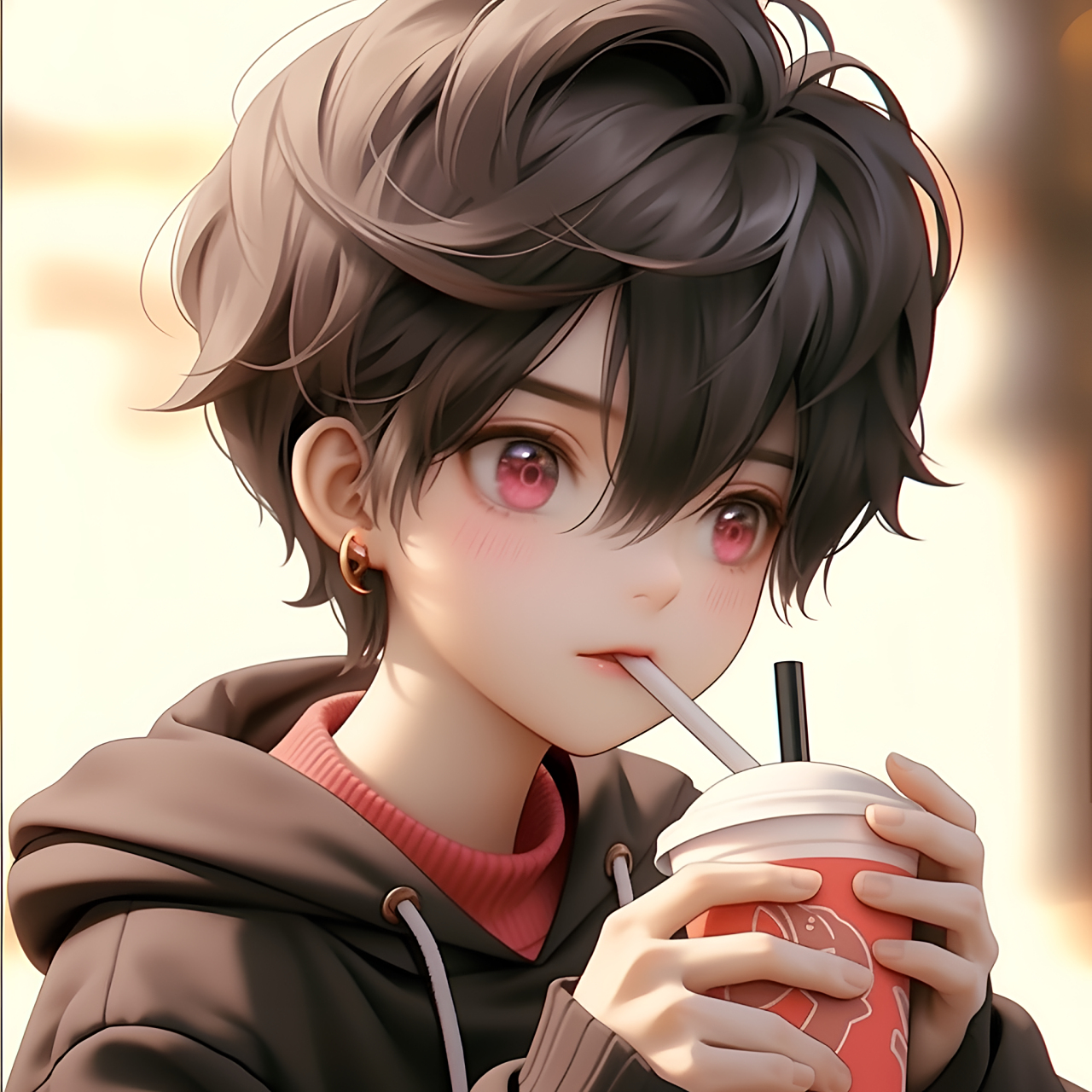 头像##男生真人小奶狗帅气头像# #男生头像