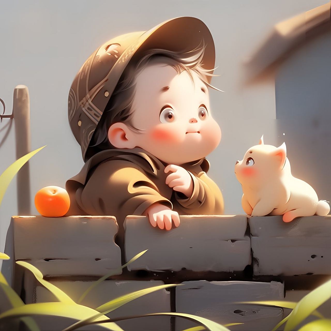 不管有多煎熬,人生都要眉眼带笑 #头像# #可爱# #微信头像# #治愈系