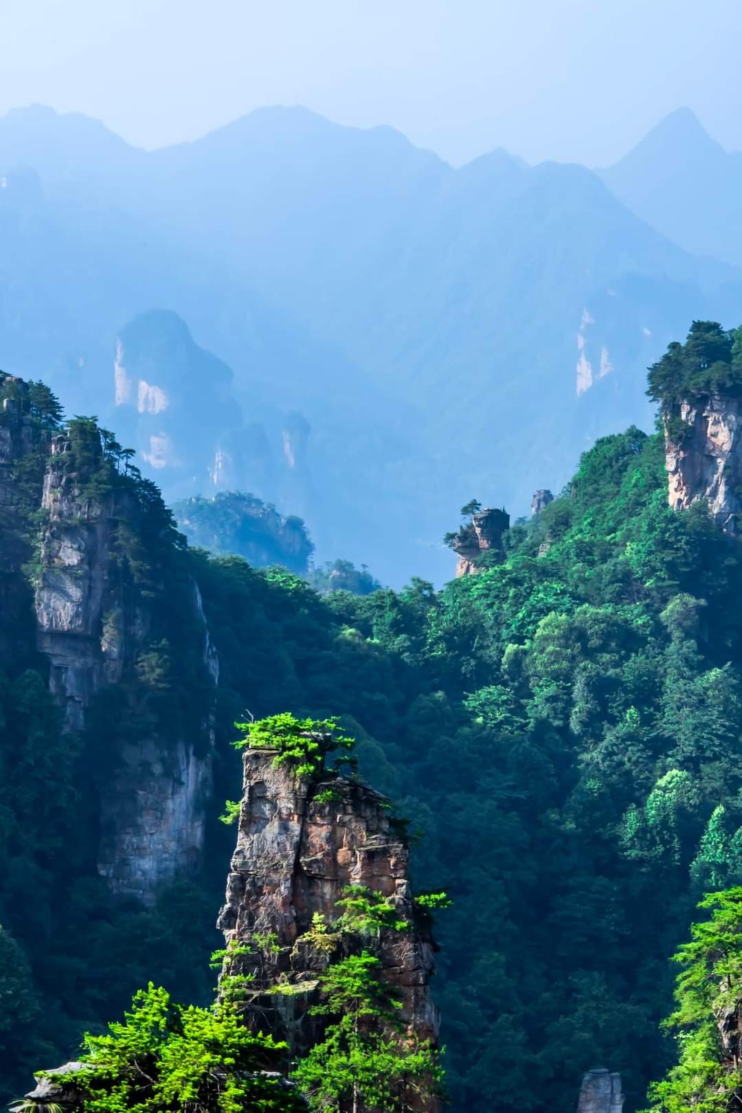 张家界风景真实图片