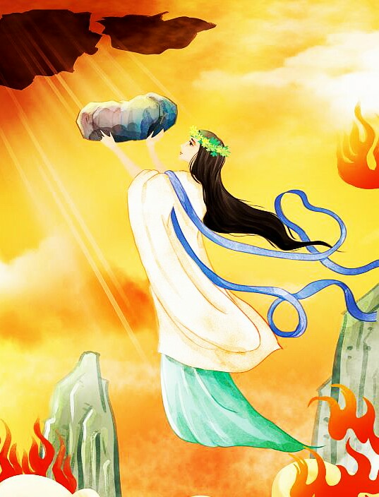 (图片说明:女娲补天) 无上正等正觉愿望,叫做愿力.