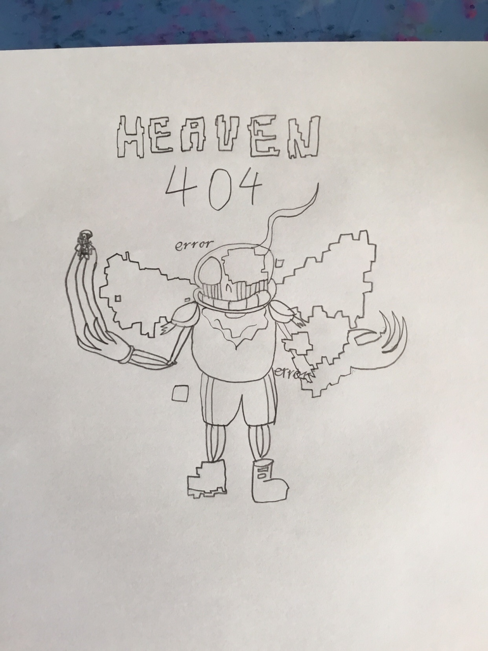 自创新角色heaven404(属于undertheme的平行宇宙,白薯吸收了error404