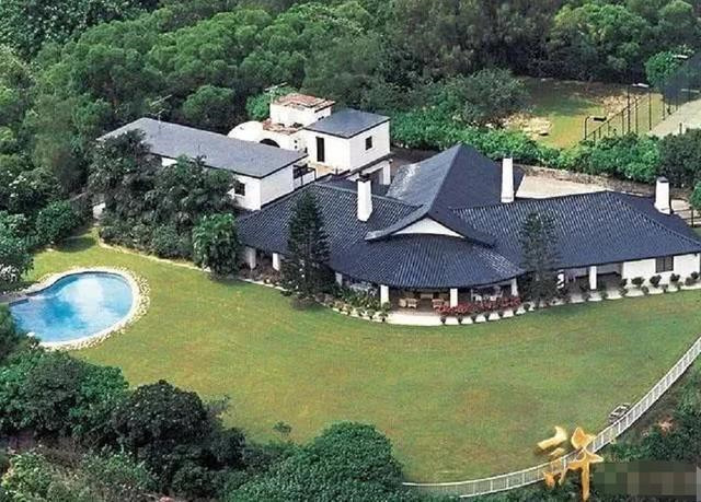 李嘉欣晒全家福,照片中,9岁的儿子许建彤将手放在爸爸许晋亨的胳膊上