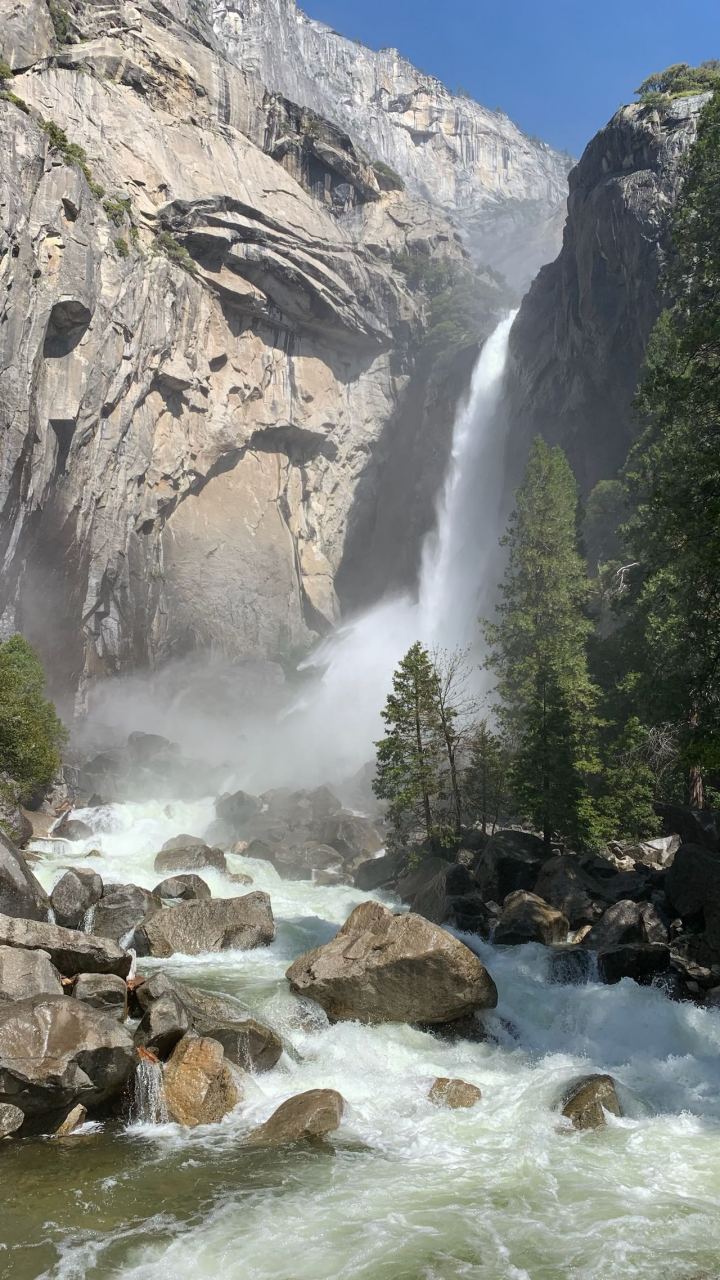 多角度观赏优胜美地公园瀑布,不知不觉跟随引心力滑向禅境,治愈中入定