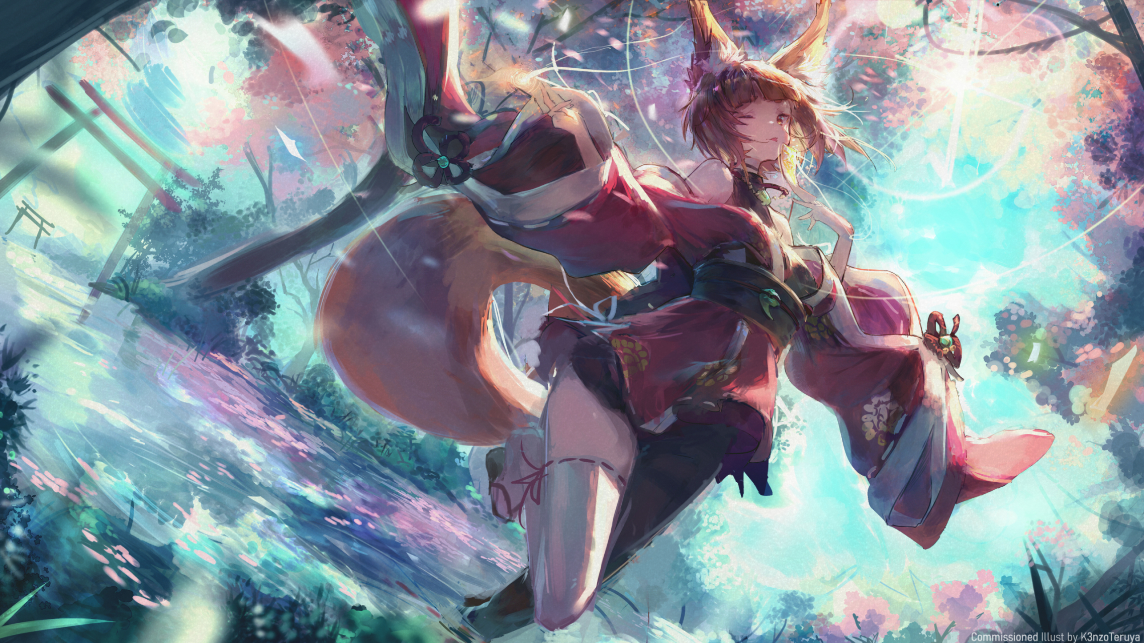 动漫壁纸# 今天最后一弹,每一张二次元壁纸都是一道美丽的风景线,让