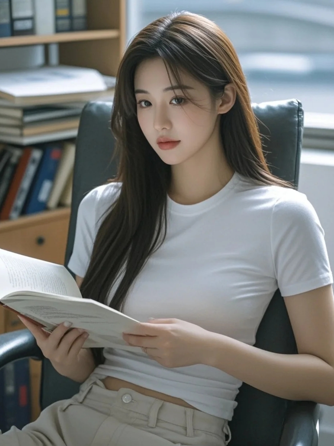 一本正经的女生