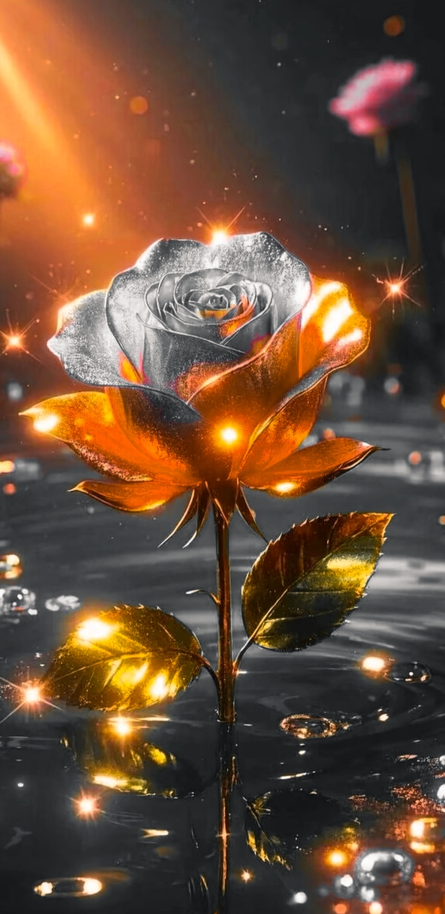 哇,这蓝光秀太酷了,像是在另一个星球!