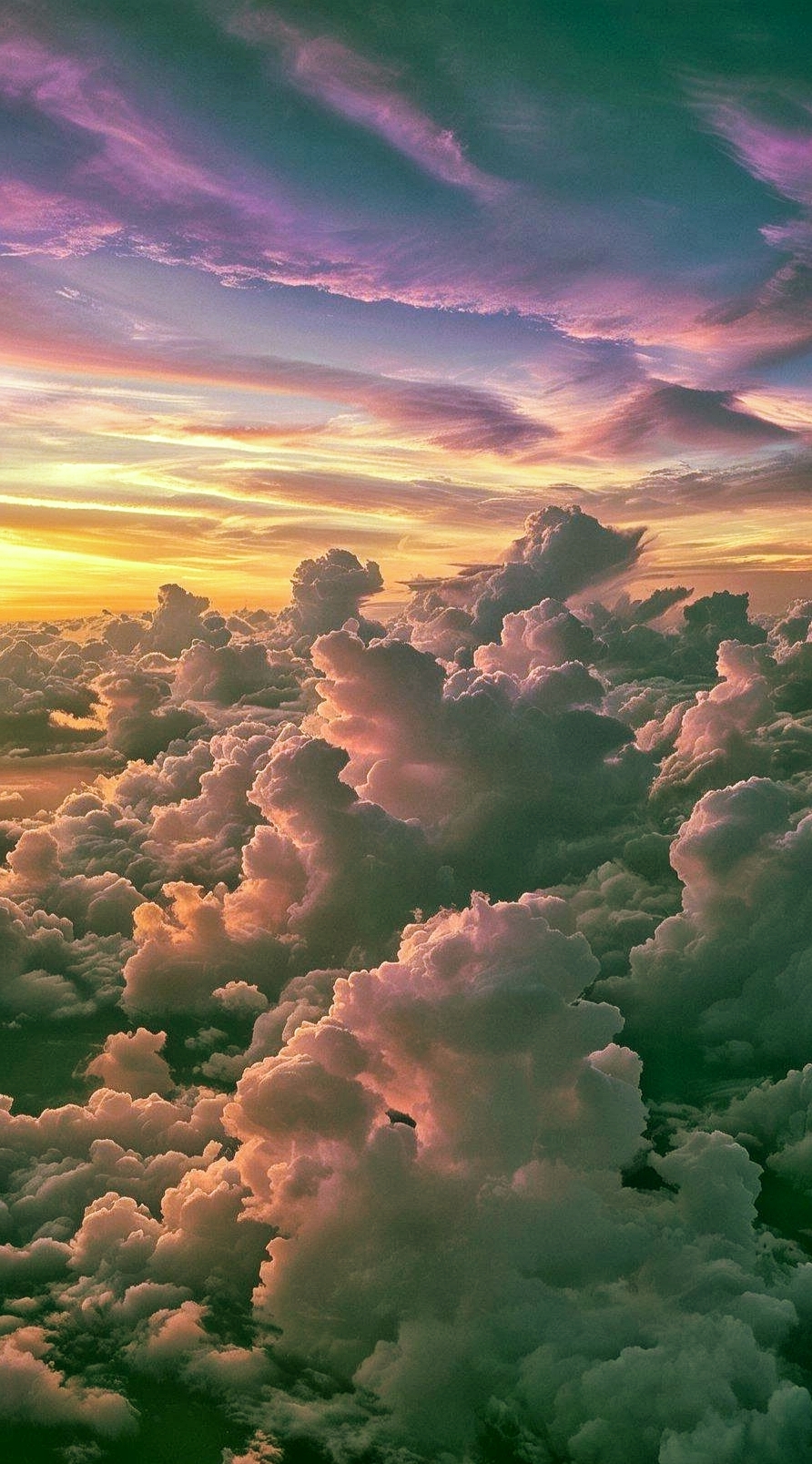 抬头望去,尽是蓬松的云朵,好像棉花糖般触手可及,让