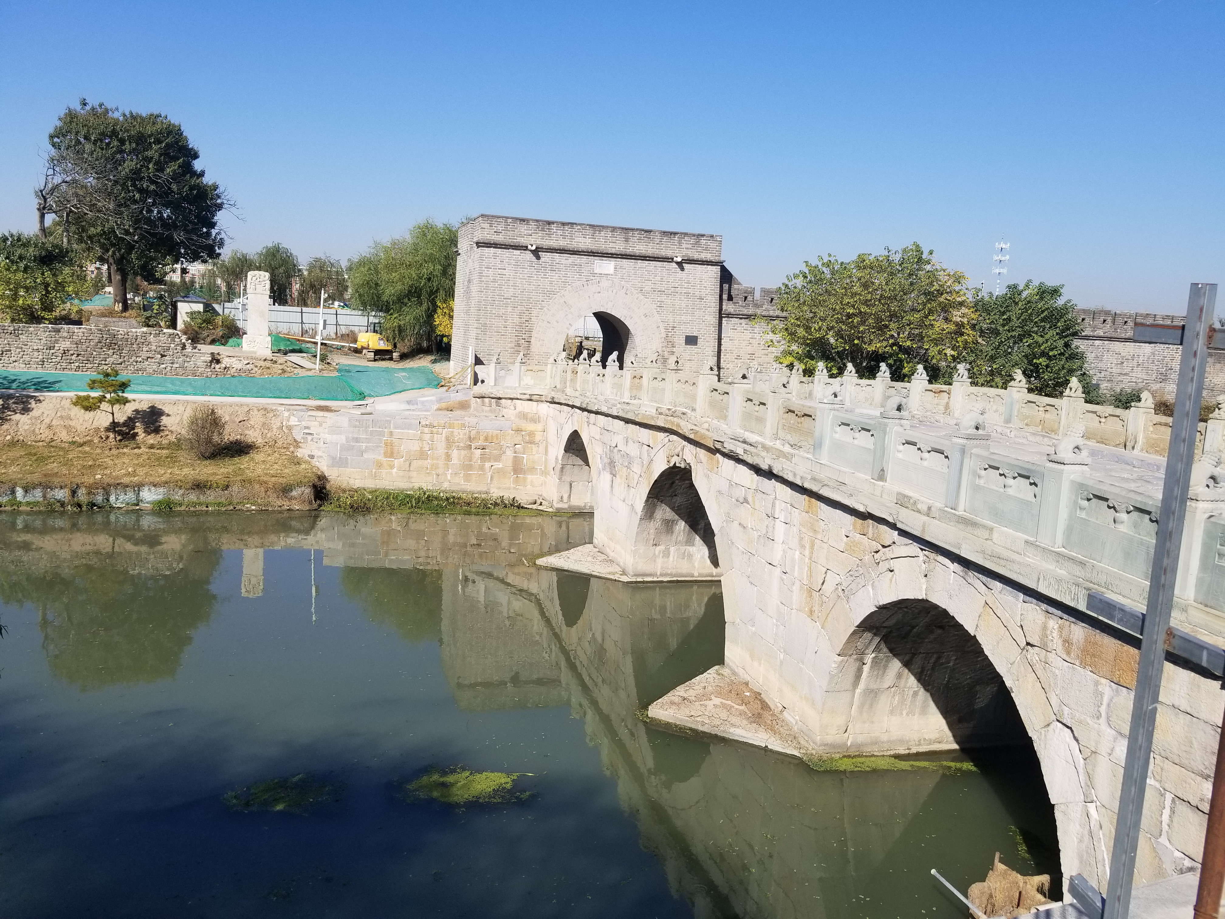 张家湾古城墙遗址,萧太后河上的一座古桥,通运桥,始建于明万历年间