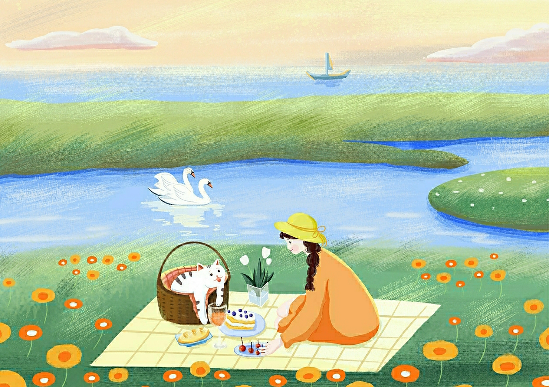 《小溪》                              作者:卜忠民           莫道