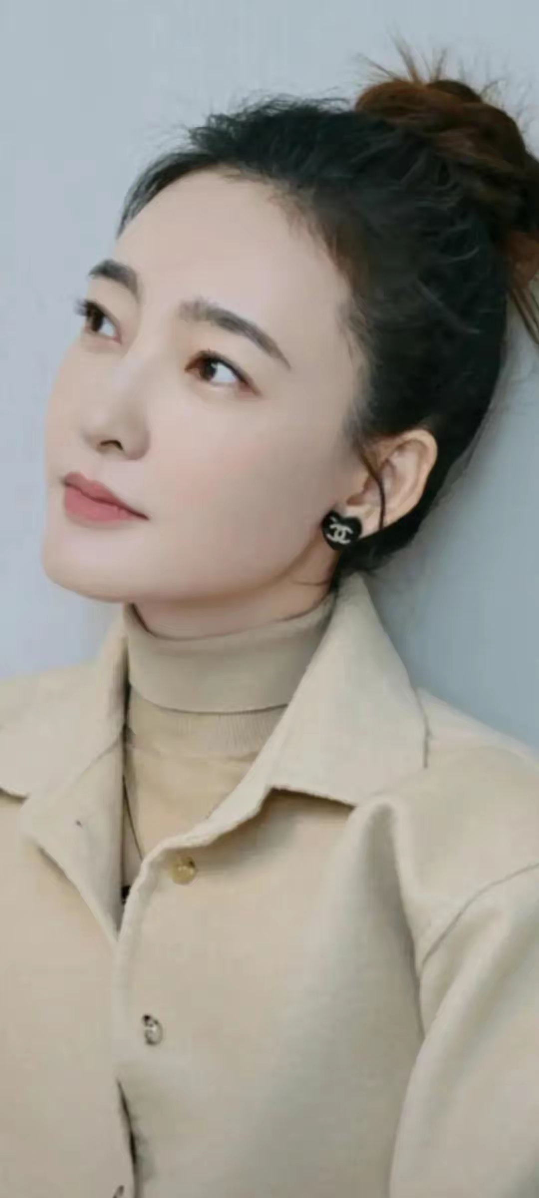 王丽坤,素颜女神