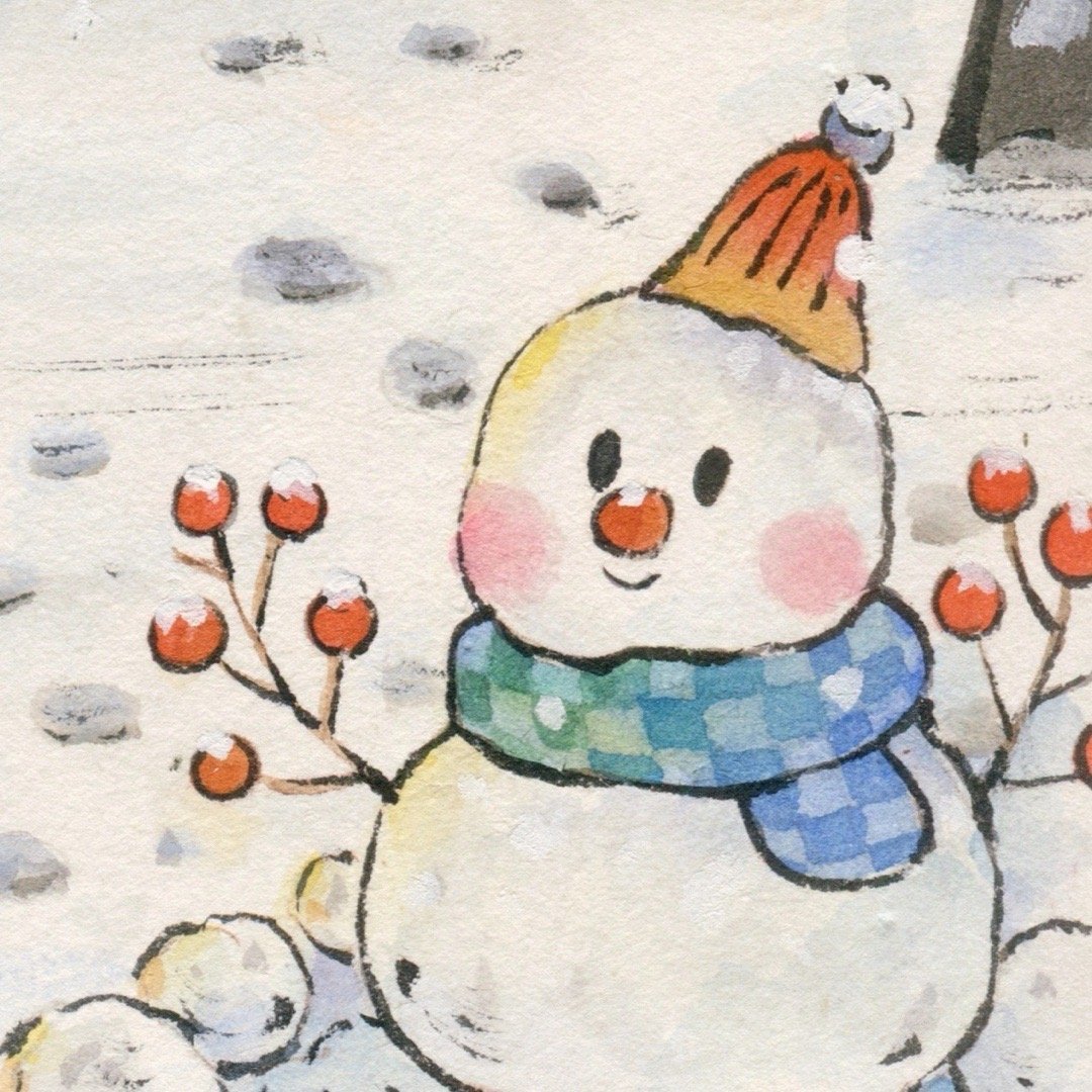 治愈系插画作品欣赏:用色彩温暖你的心灵.