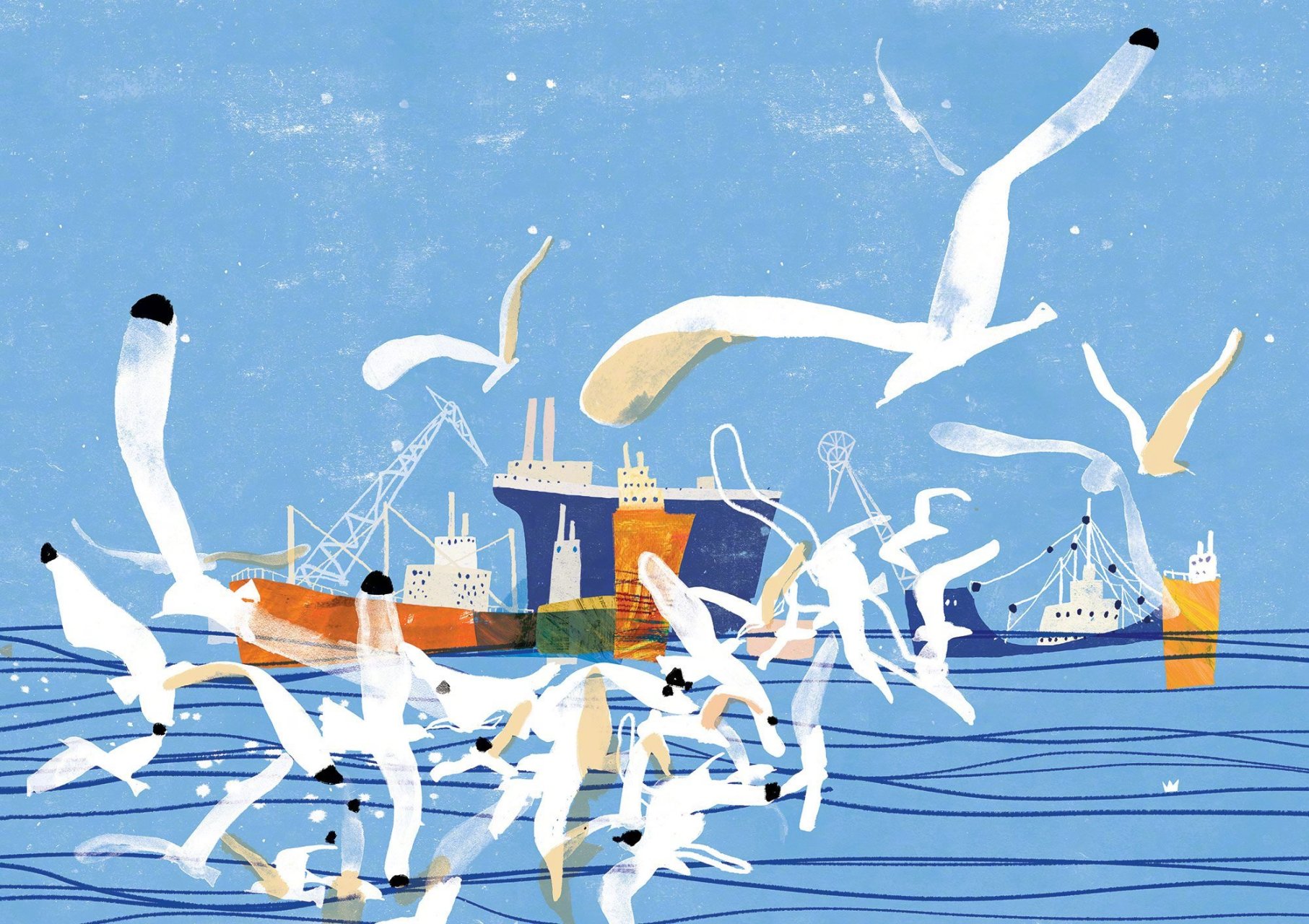 插画师 victoria semykina 绘画作品  用细腻的笔触和柔和的色彩,将