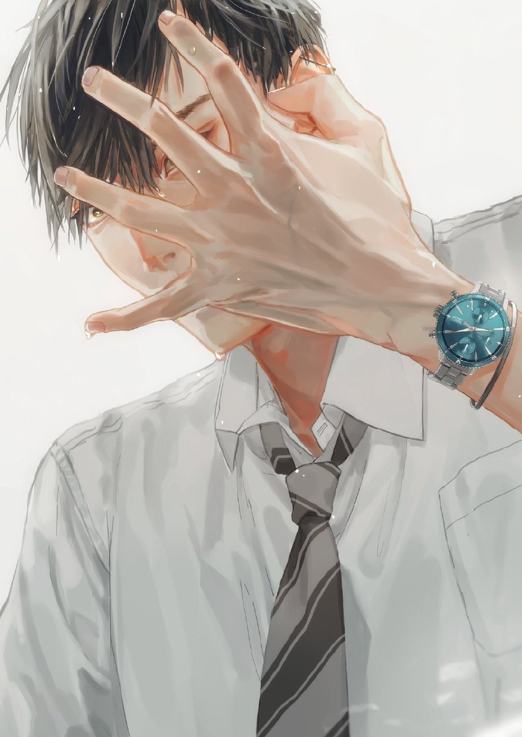 关于男孩子的手部 画师:增岡  #发文集龍卡瓜分百