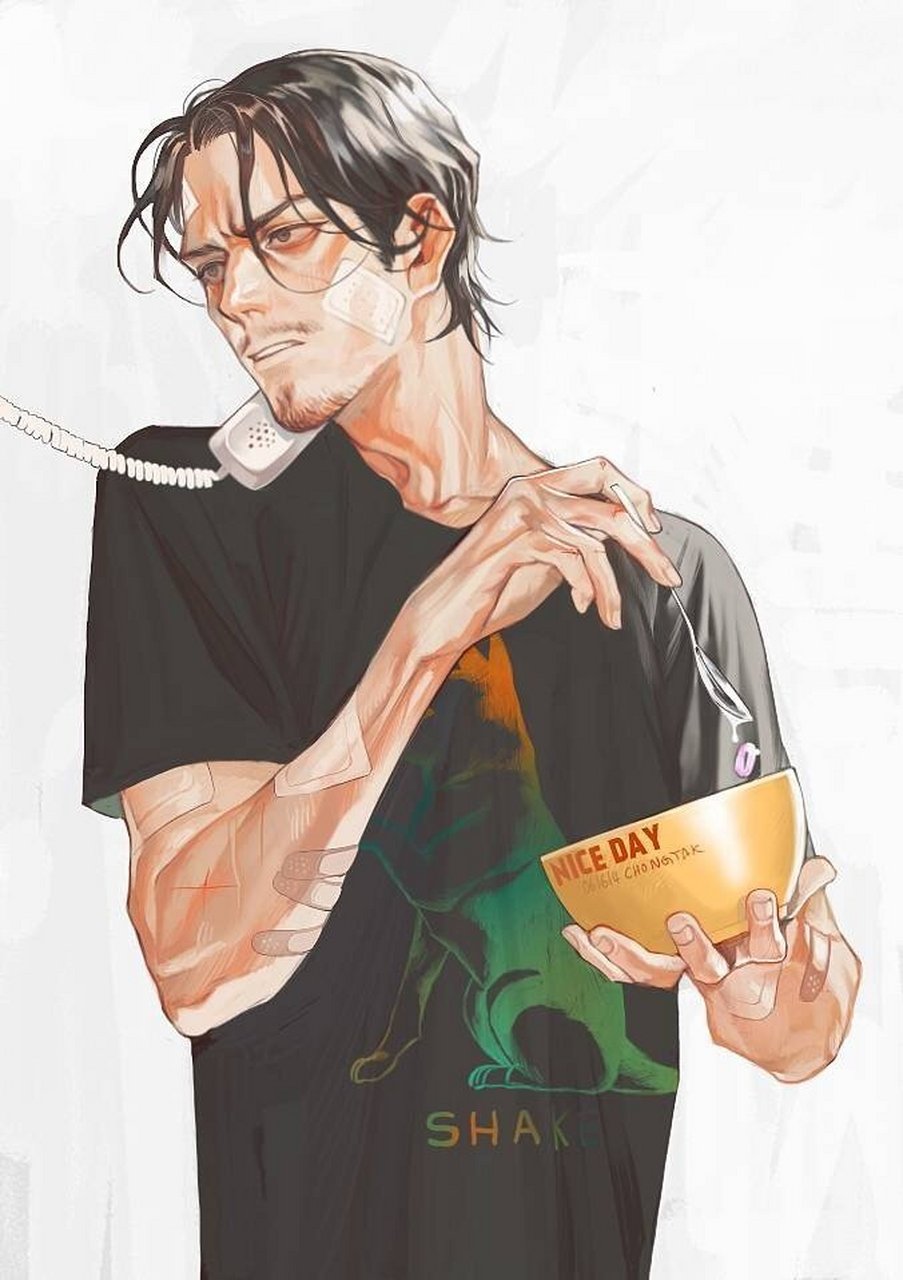 chongtak 676767笔下的痞帅大叔 依旧是高级又让人上头的画风