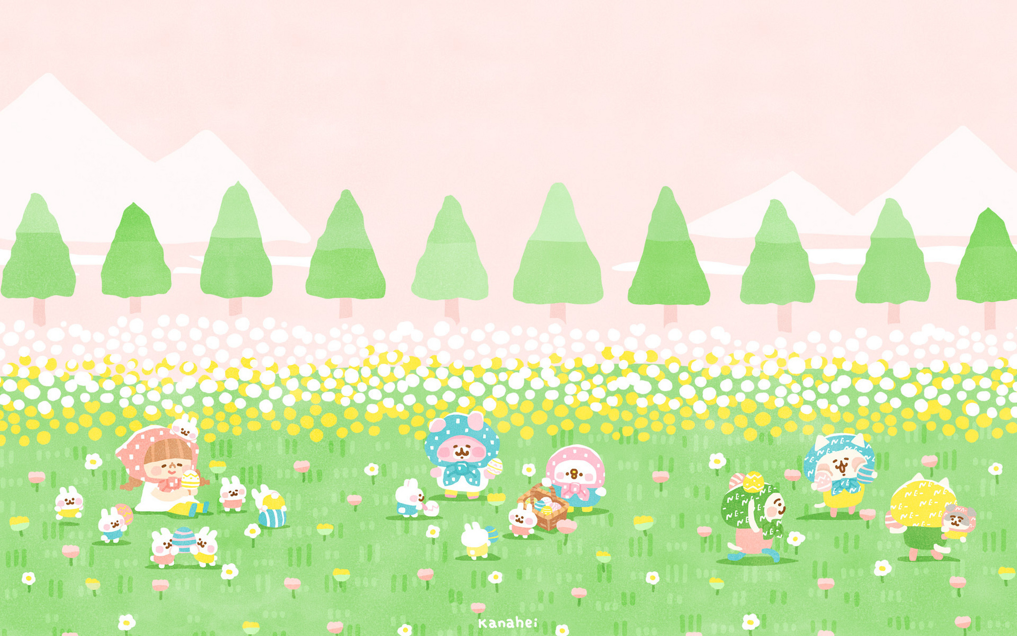 动态连更挑战#瞧瞧这些超萌的卡娜赫拉小动物壁纸,简直是视觉上的