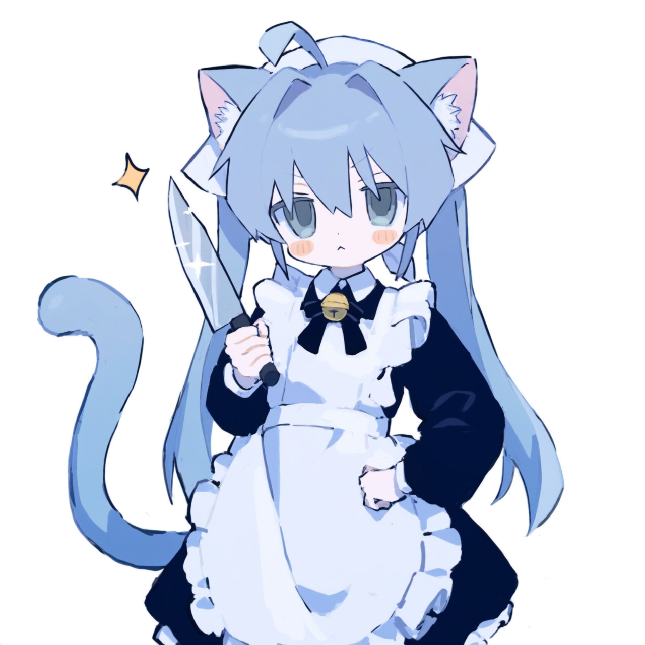 q版小猫初音图片