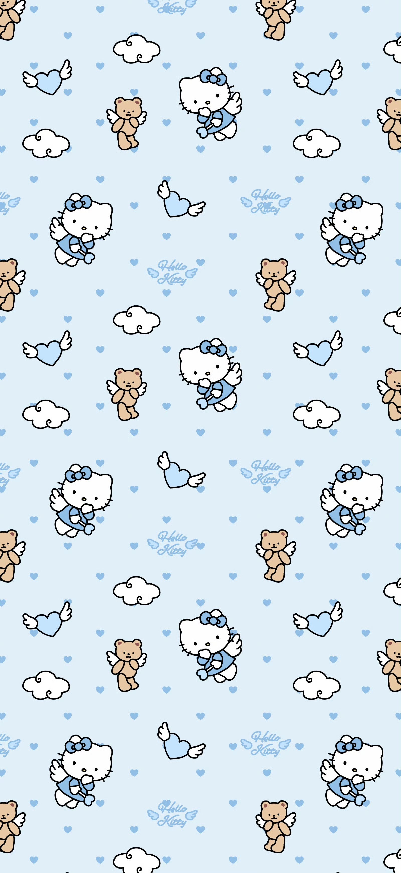 动态连更挑战#hello kitty可爱少女心平铺壁纸  满满少女心,快来簧舷