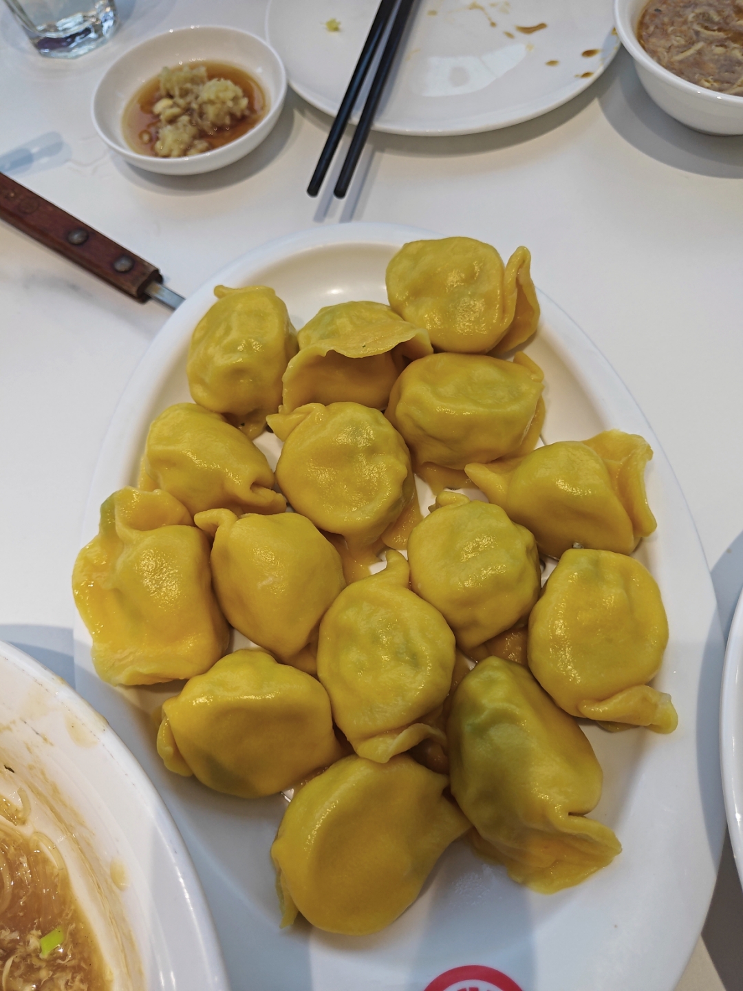 国庆假期爬山吃饺子真是好开心啊!