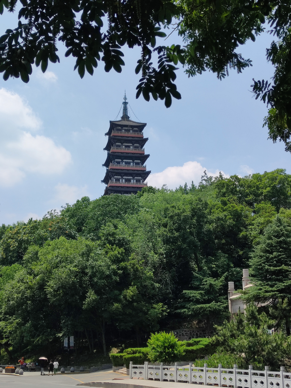 扬州:栖灵塔,九层云外倚阑杆