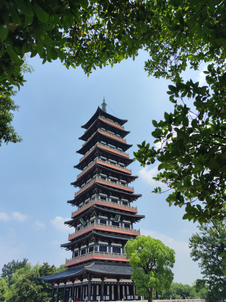 扬州:栖灵塔,九层云外倚阑杆